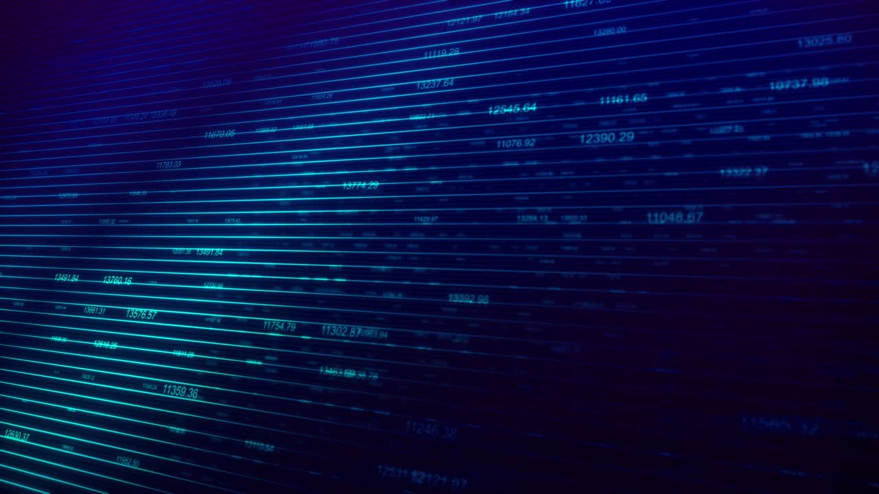 Cyberspace future technology digital network binary matrix binary code concept of science business