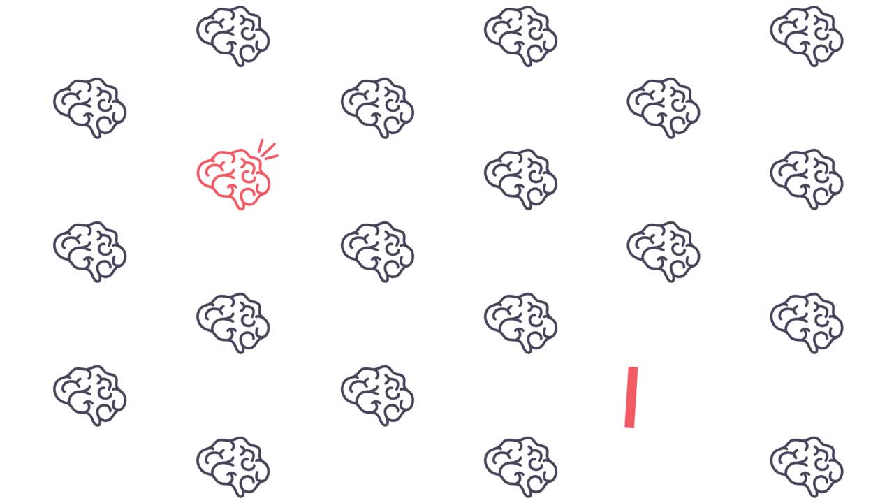animación de cribado cerebral para la concienciación sobre la enfermedad de alzheimer