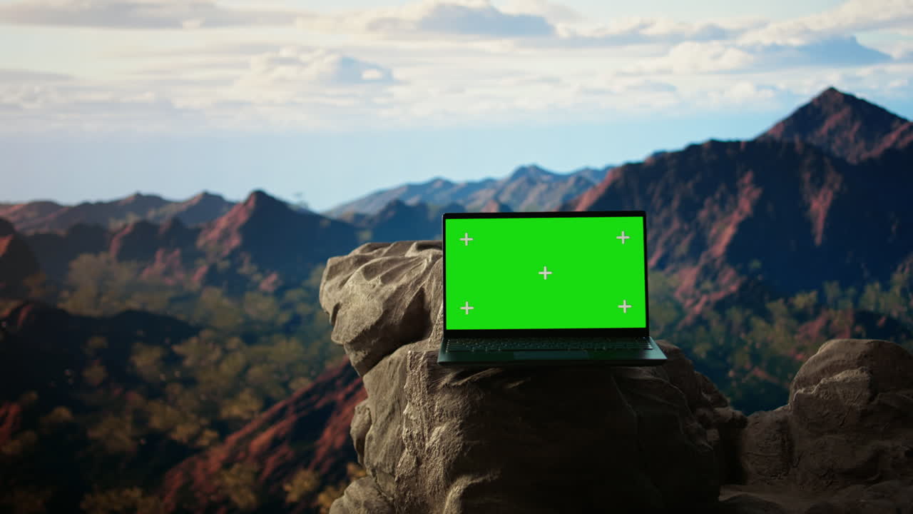 cativante escape de montaña con una clave rocosa y cromada