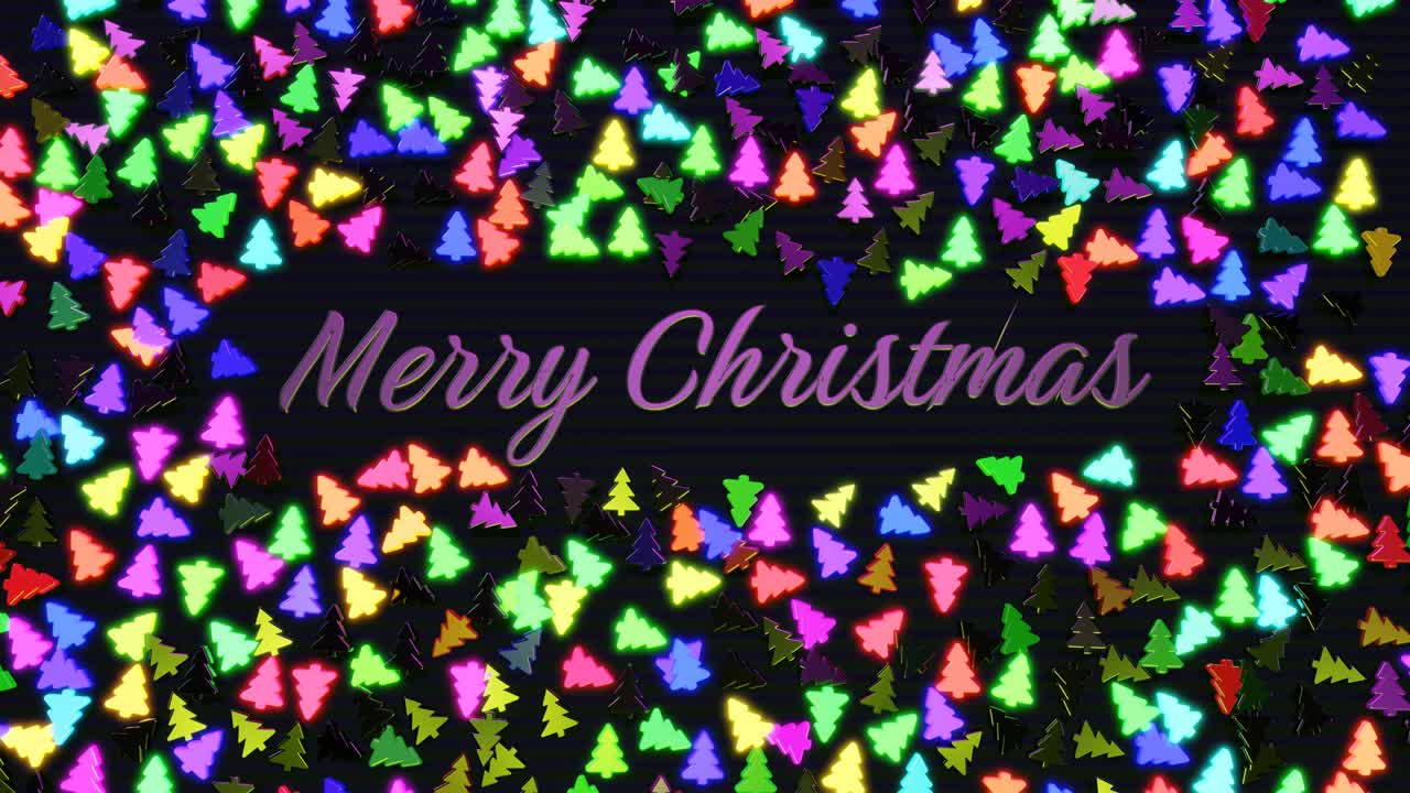 다채로운 꽃줄기와 함께 크리스마스 카드, 비행기에서 크리스마스 트리 모양의 전구, 아름다운 루핑 새해 구성, 새해 배너, 네온 꽃줄기가 또는 크리스마스 나무 모양의 크리스마스 장난감