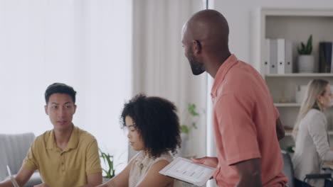 a group of multiracial people working together