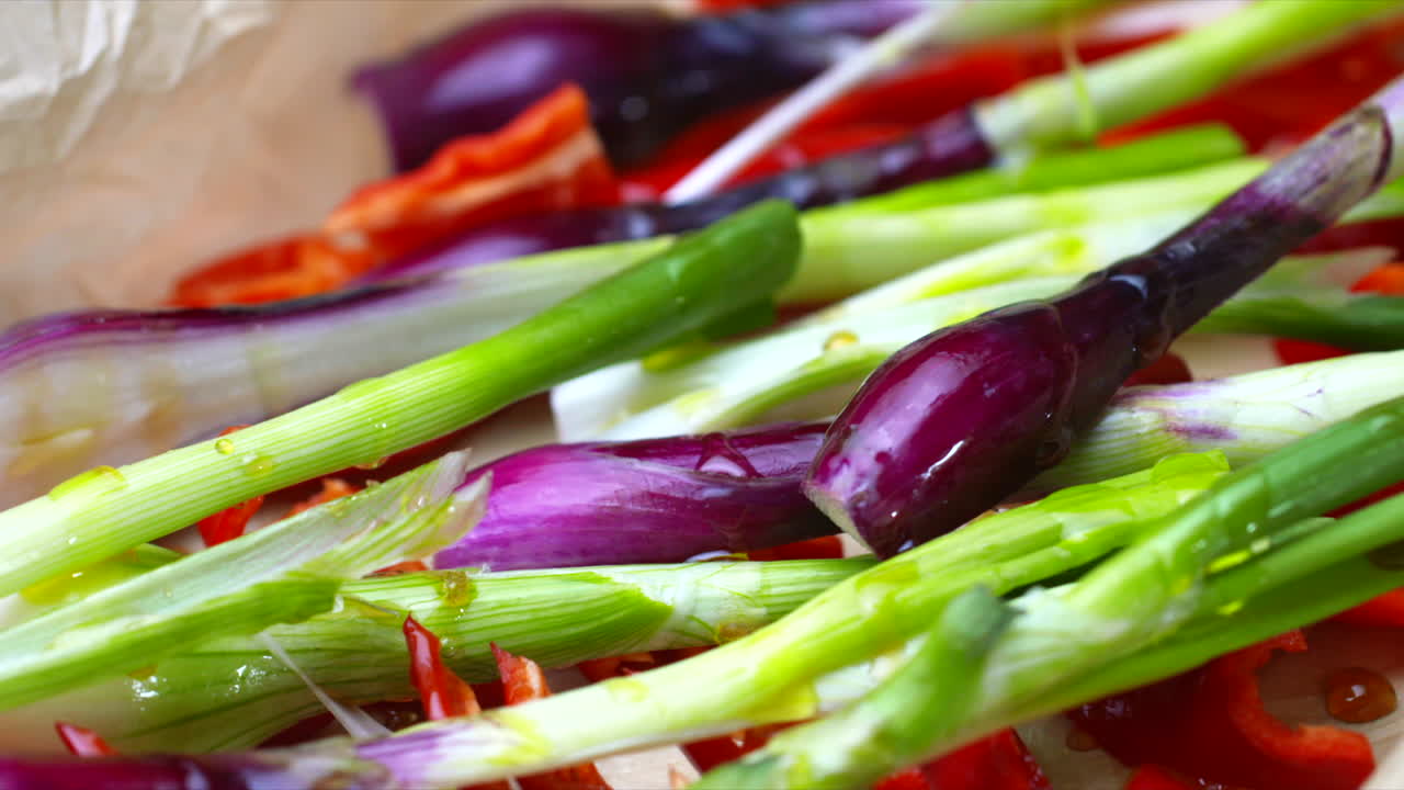 Vegetables roatsed in olive oil