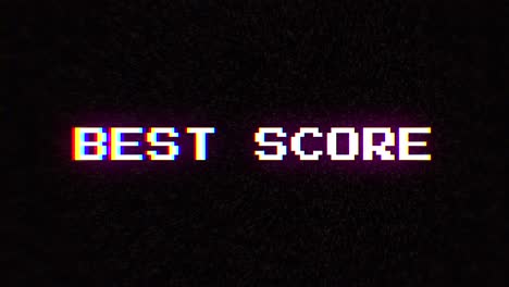 intentional digital artifact injection fx animation, decoding a noisy scambled 8-bit text: best score