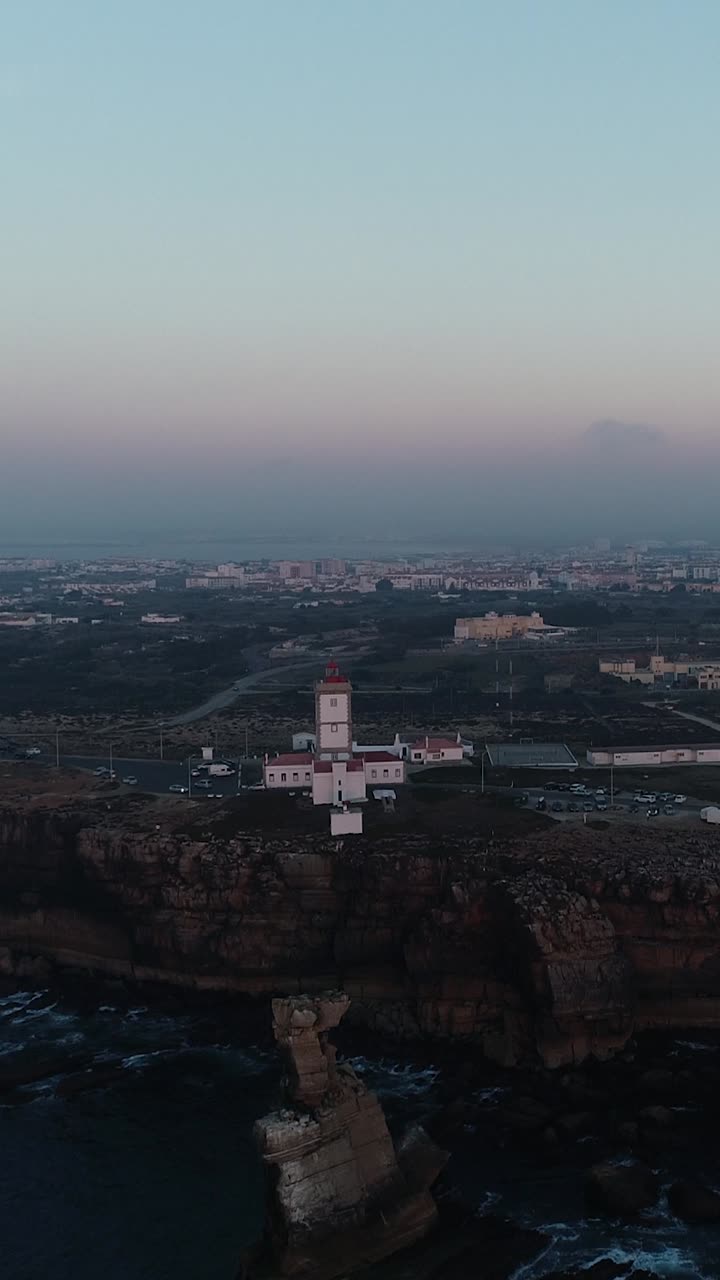 City of Peniche in Portugal Vertical Video