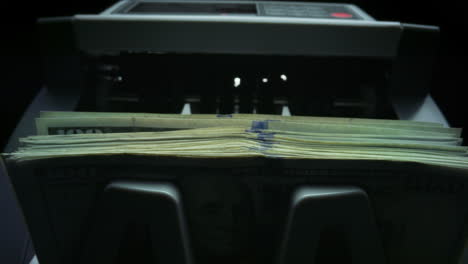 equipo automático bancario para contar dinero en efectivo. máquina para contar dinero