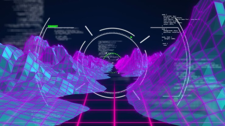 Animation of metaverse, scope with data processing