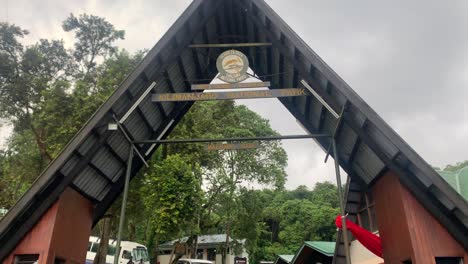 entrance to kilimanjaro national park machame gate entrance