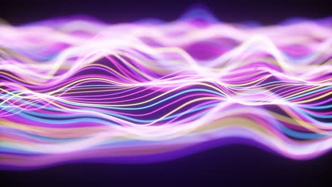 patrones de ondas brillantes abstractos