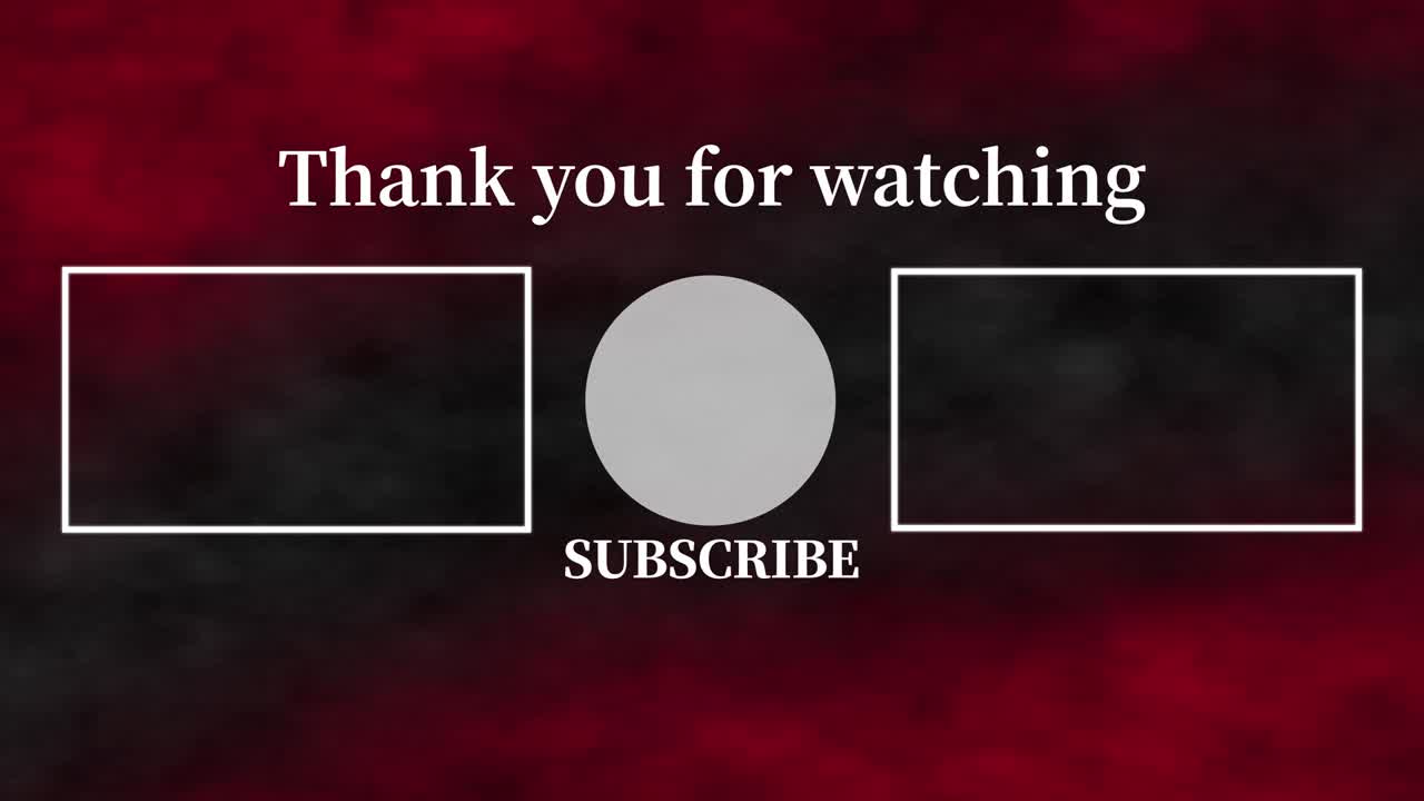 스모크 cg 엔드 카드 엔딩 스크린 모션 그래픽