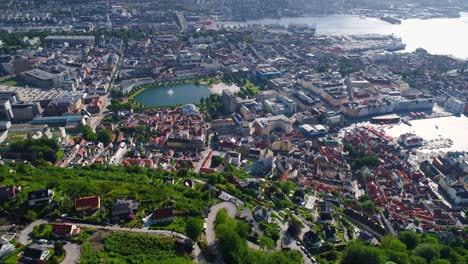 bergen is a city and municipality in hordaland on the west coast of norway. bergen is the second-largest city in norway.