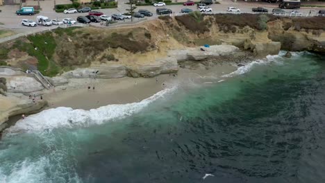 aerial view of la jolla, california on a summer day