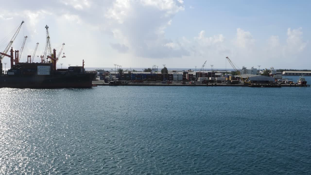 Port of Papeete,Tahiti, French Polynesia.