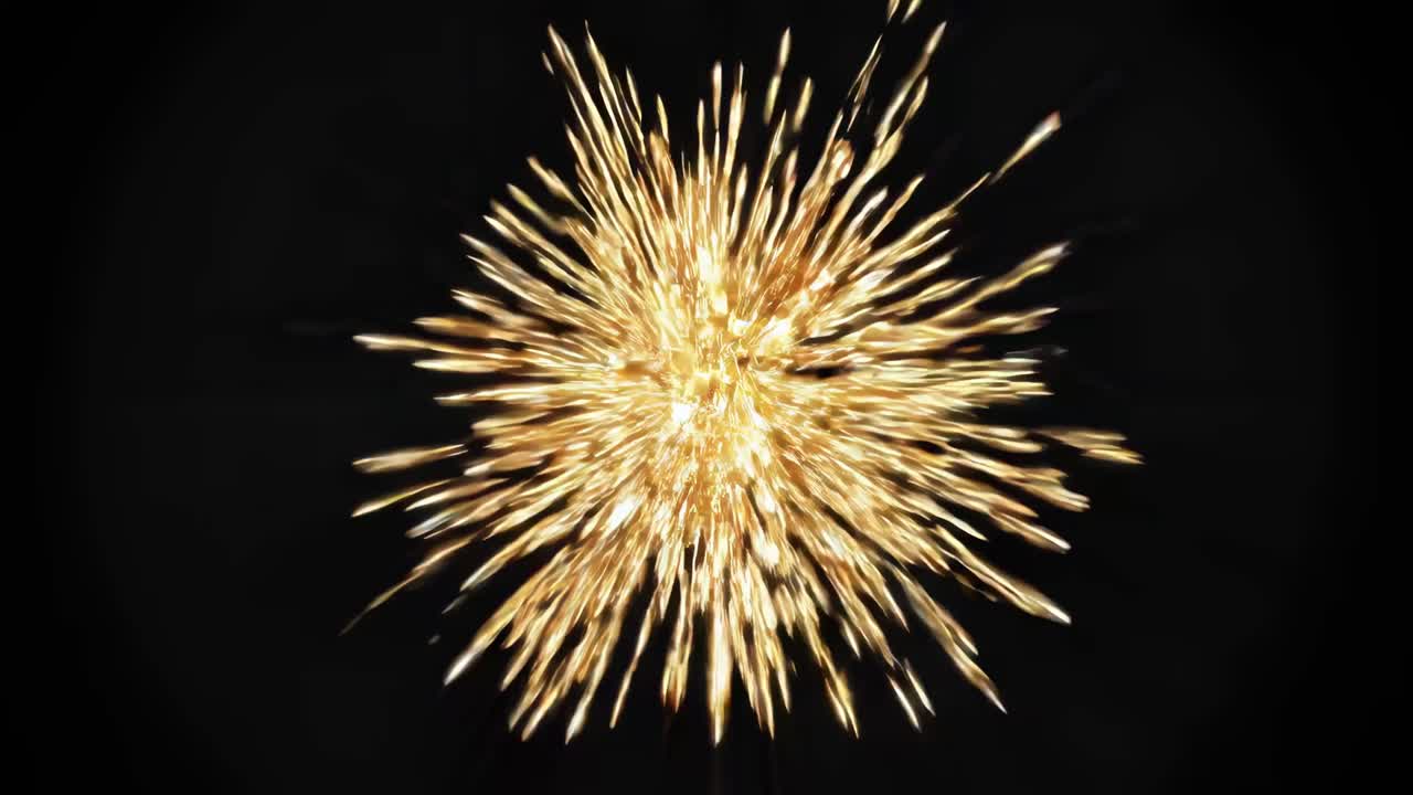 explosión de confeti de oro