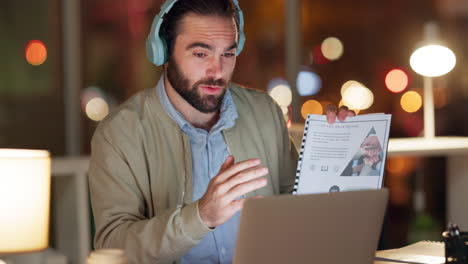 training, education and presentation on a laptop