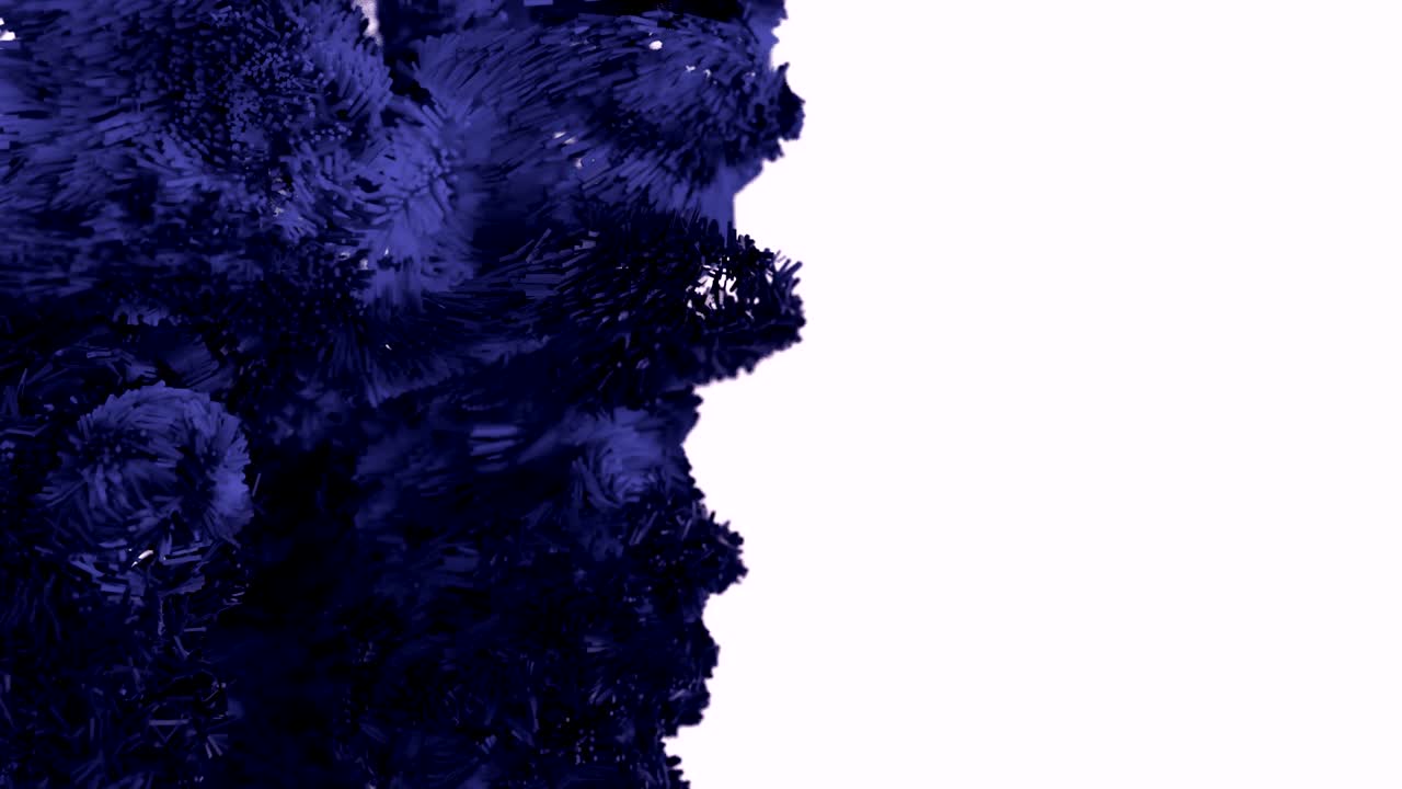 las formas cúbicas abstractas explotan a través del marco.