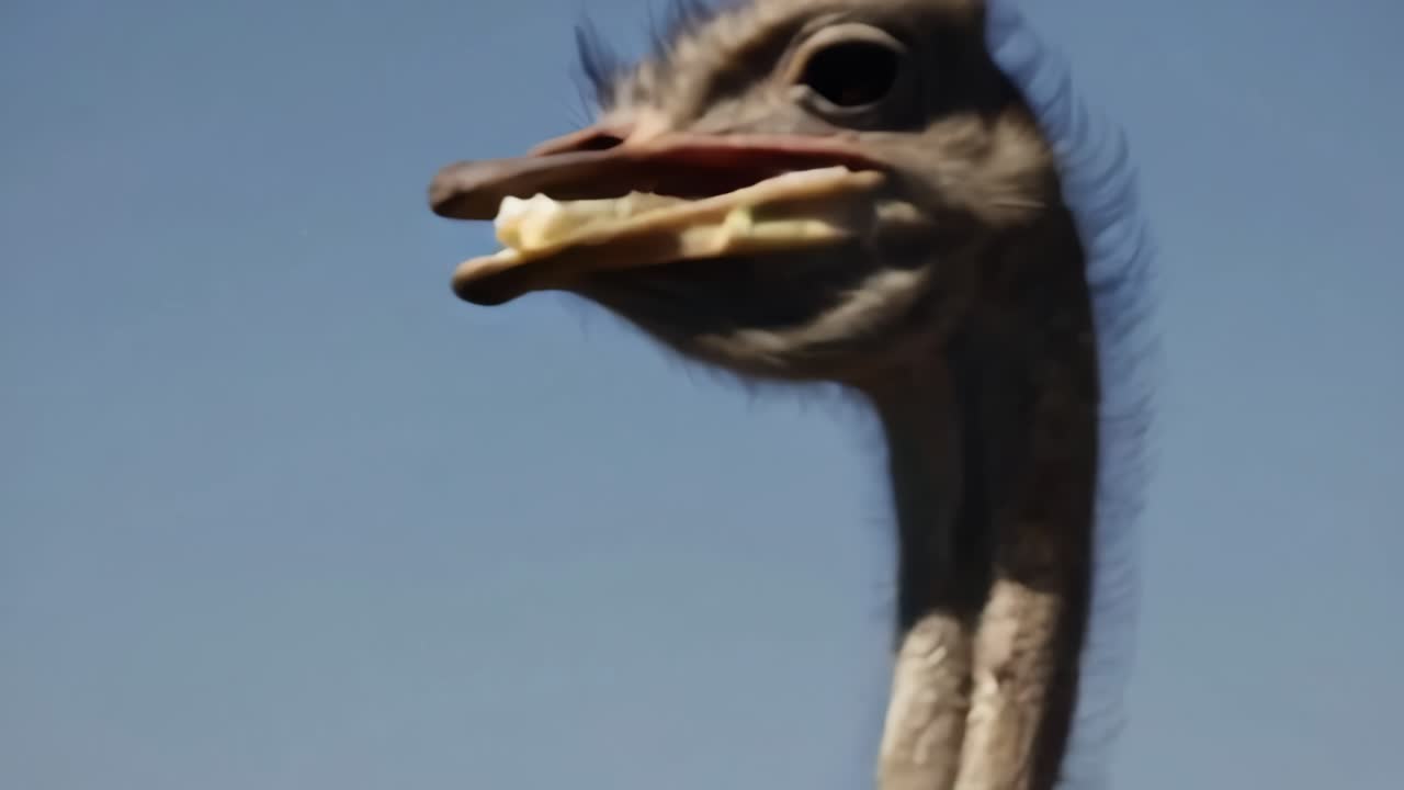 съедание страуса