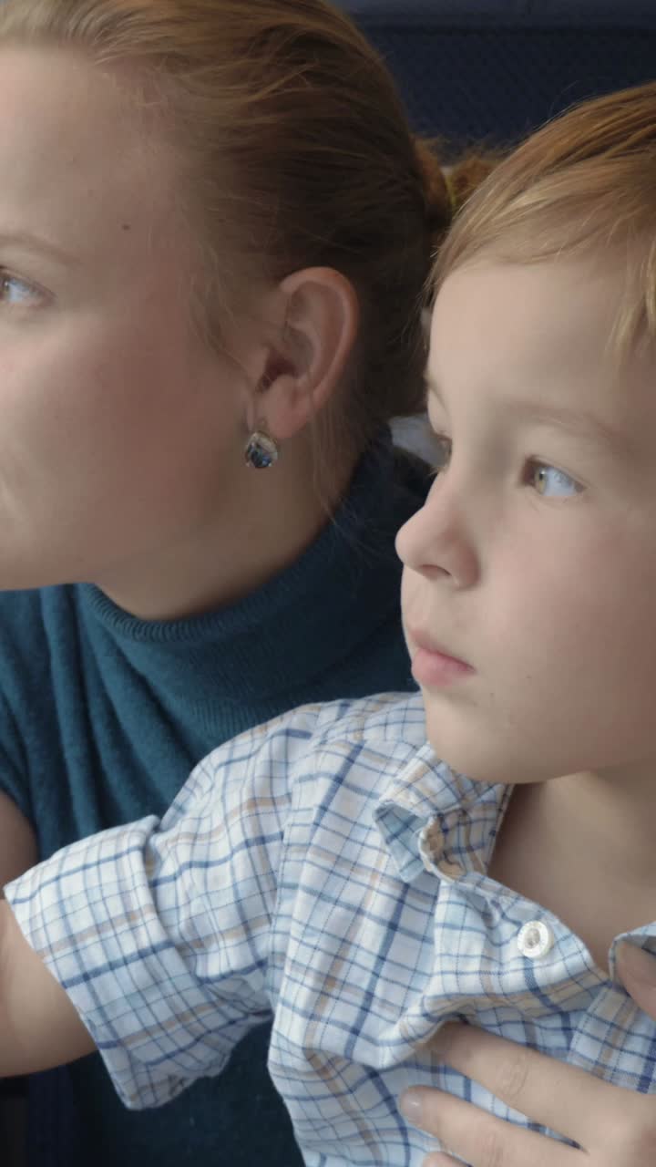 retrato de madre e hijo