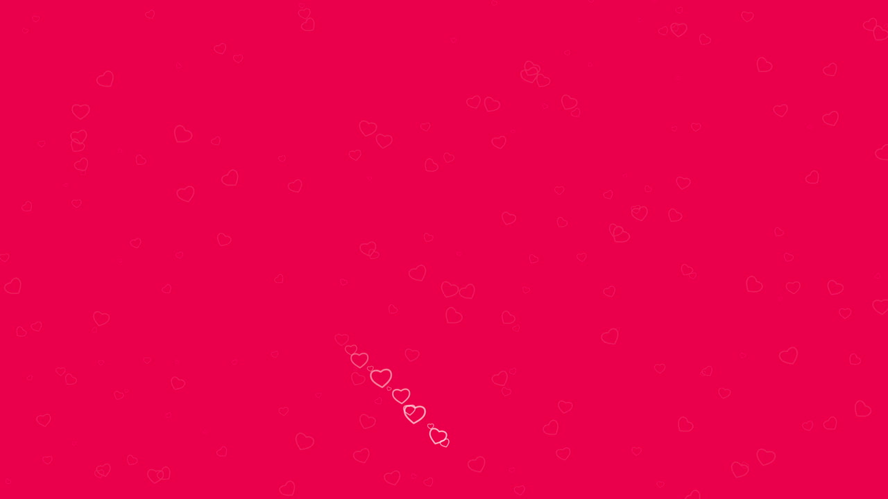 발렌타인 데이 반짝 배경 애니메이션 로맨틱 하트 17