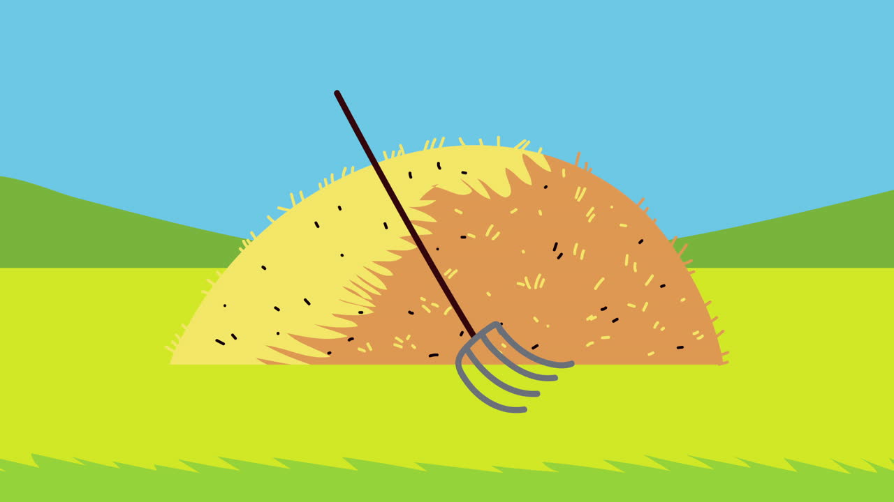 농장 라이프 스타일 애니메이션 - 과 래크