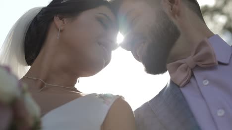 wedding couple. lovely groom and bride. happy family. man and woman in love