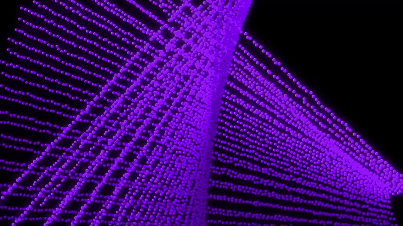 patrón de forma de punto de color púrpura animación gráficos de movimiento