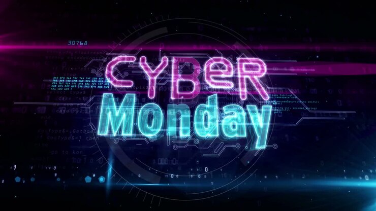 Cyber Monday abstract loopable