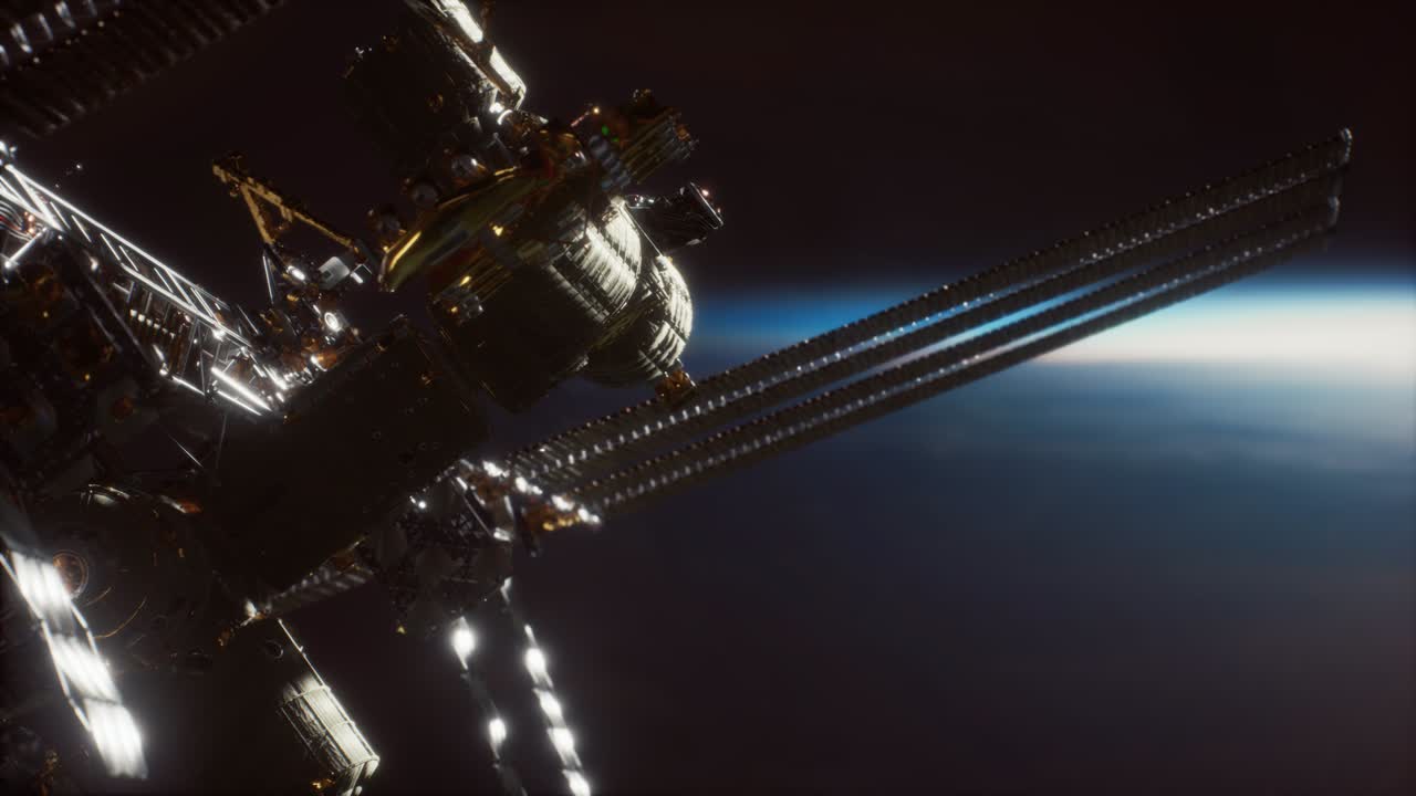 la estación espacial internacional. elementos de esta imagen proporcionados por la nasa