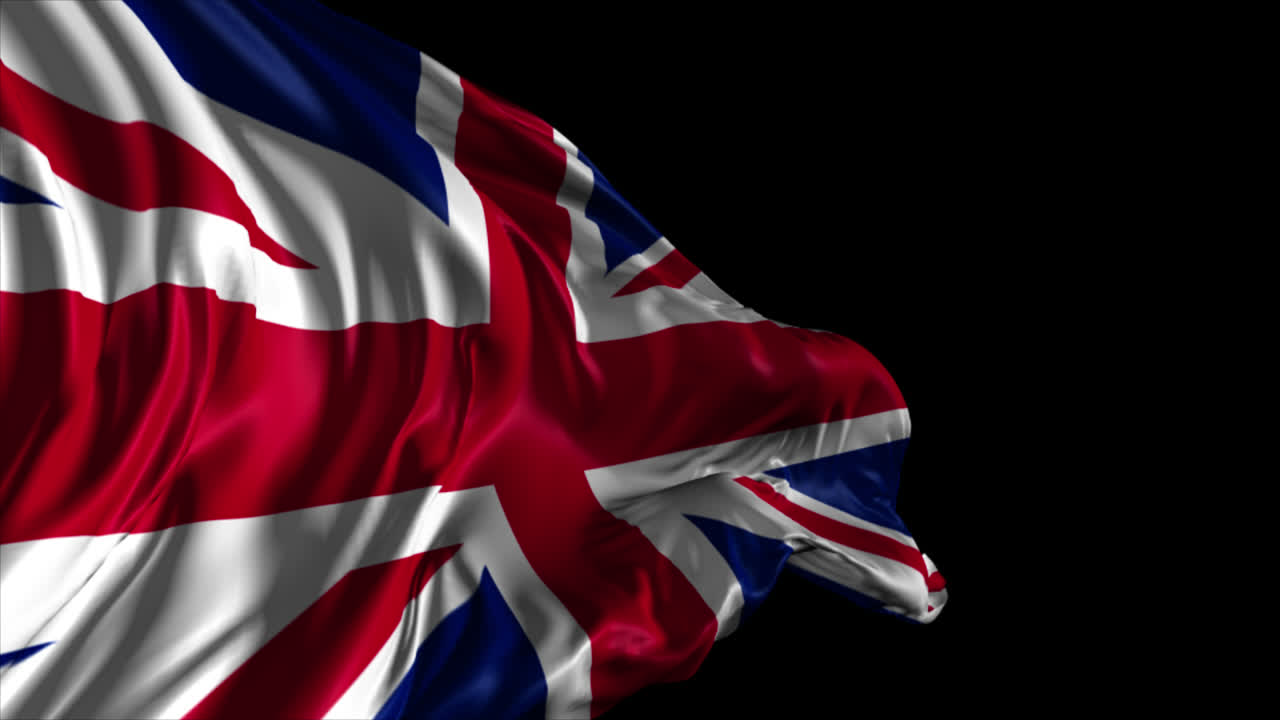 유니온 잭 발을 흔들고