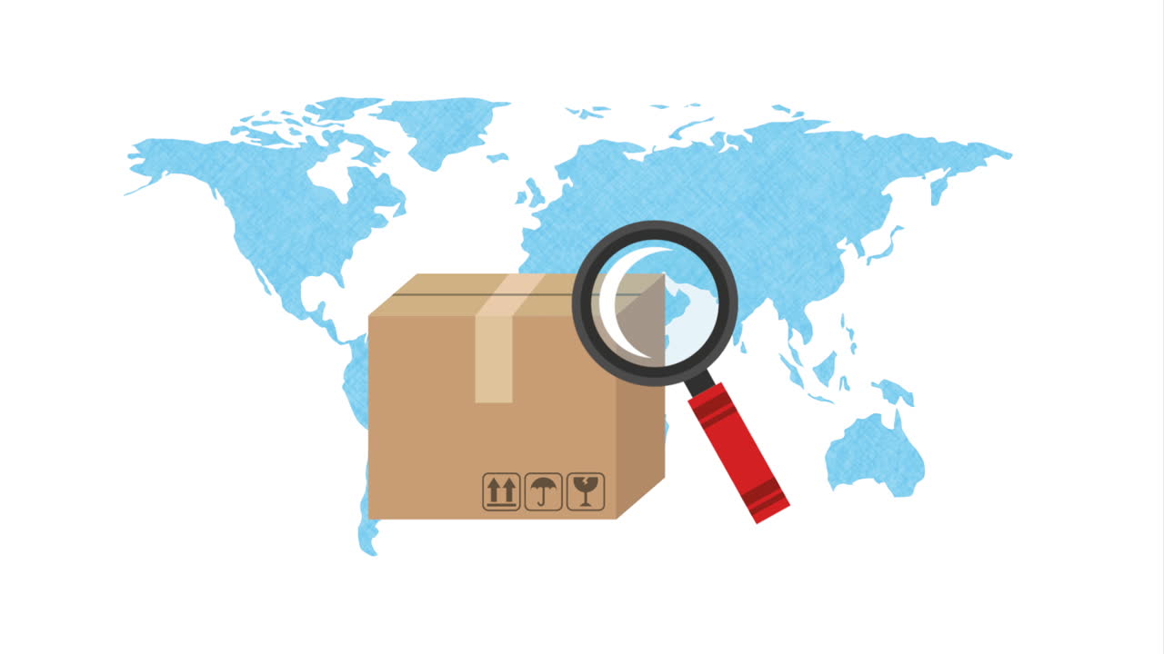 diseño de servicios de entrega, animación de video