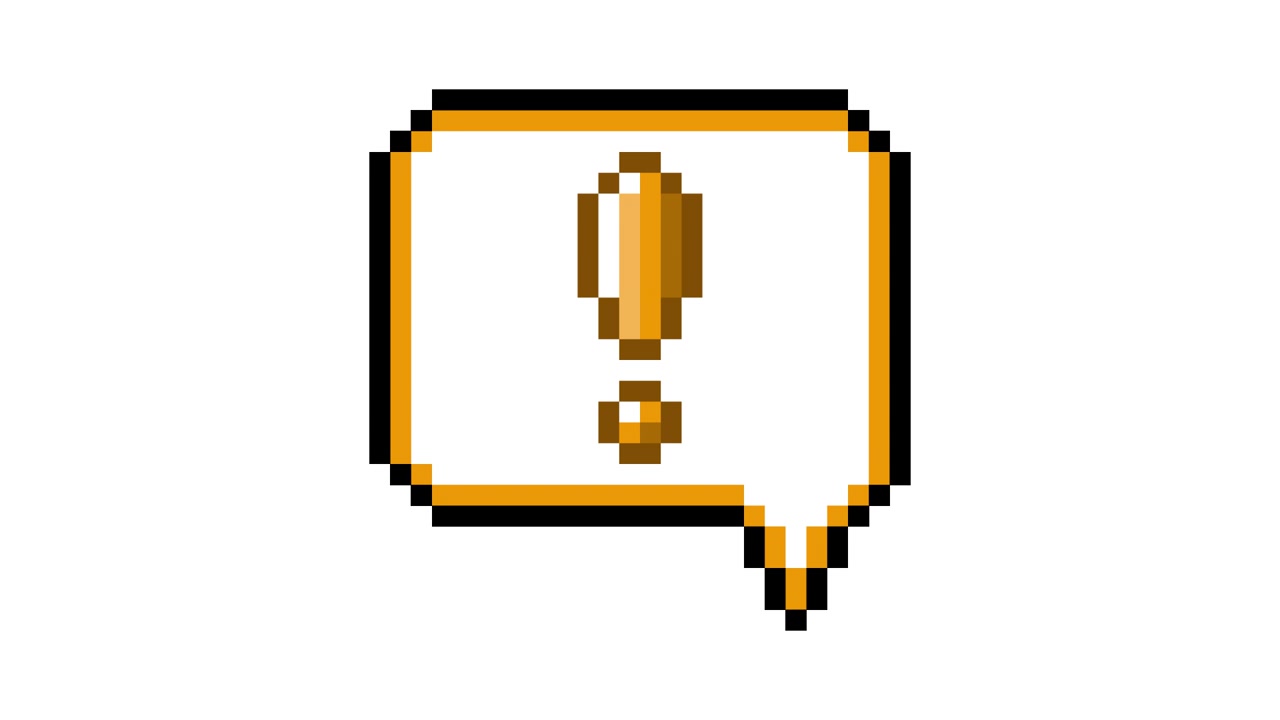 Pixel art pop-up-ikonanimation med udråbstegn i taleboble (8).mov