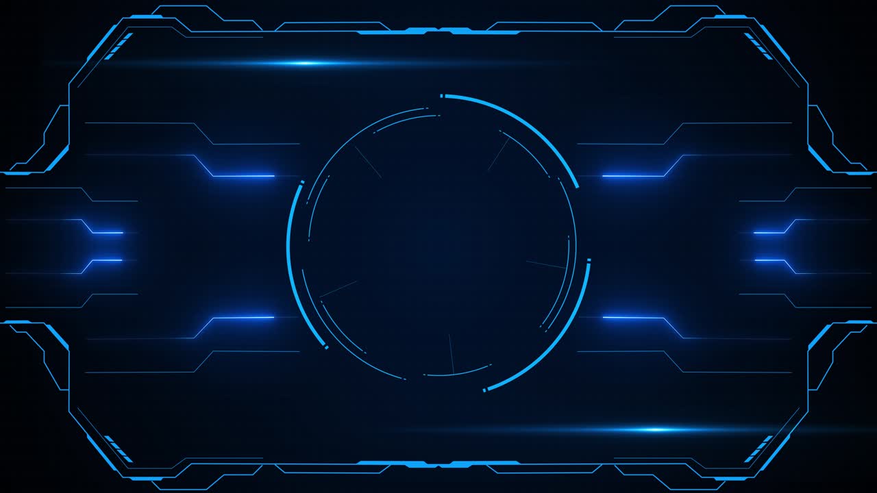 Futuristic hud video frame digital technology plexus lines background technology template frame