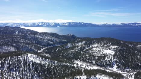 lake tahoe during the winter