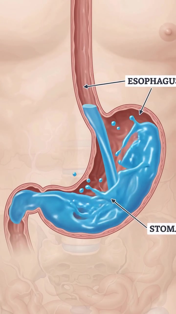 Medical Animation of Human Swallowing and Digestion Process