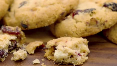 truck shot of pile a delicious tasty recipe apple cookies homemade isolated on wooden table