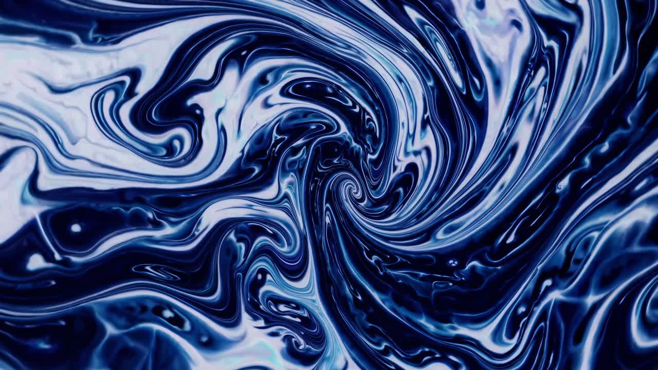 Mesmerizing cosmic blue and white nebulae swirl, creating a captivating and dynamic abstract design, perfect for backgrounds, visual effects, or artistic projects
