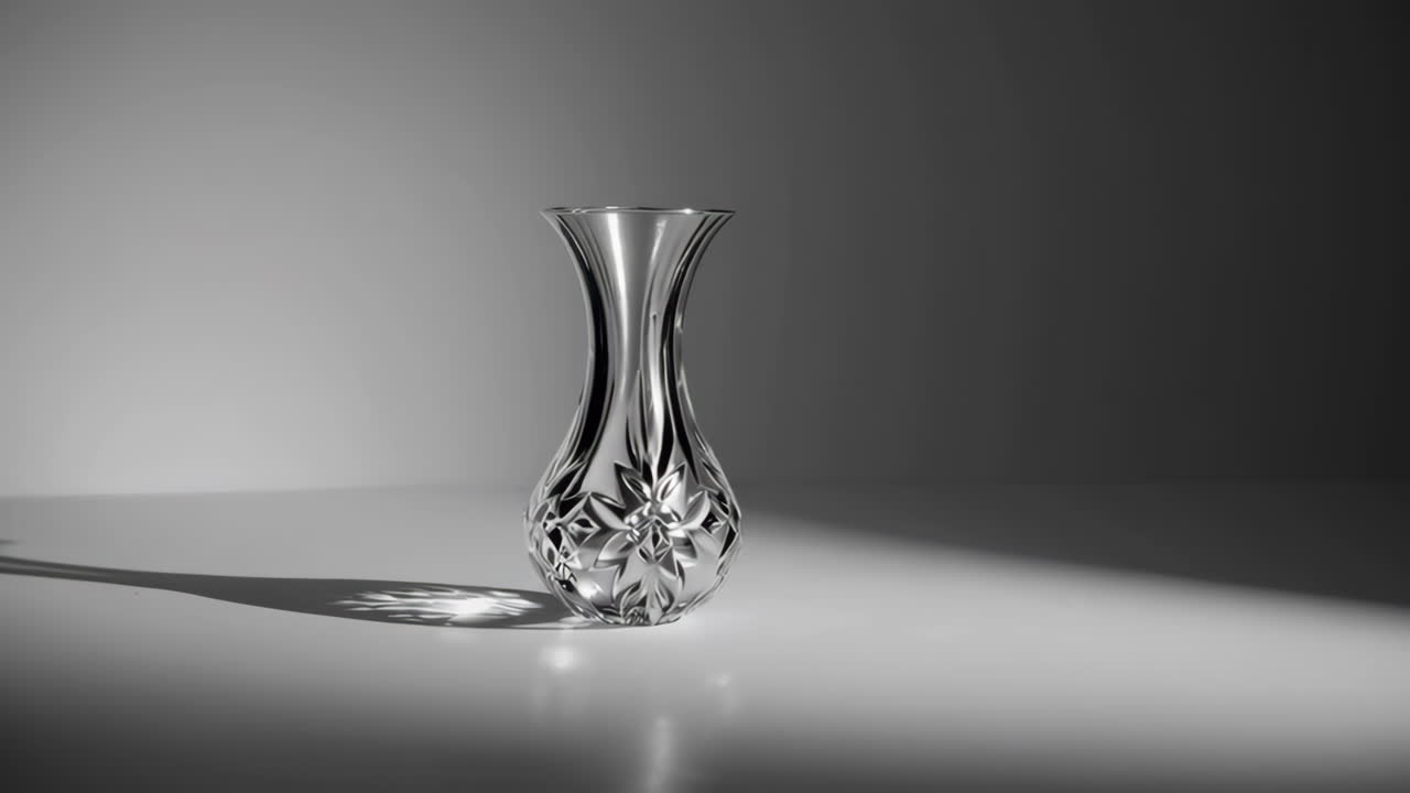Elegant Glass Vase