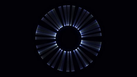 abstract circular light pattern