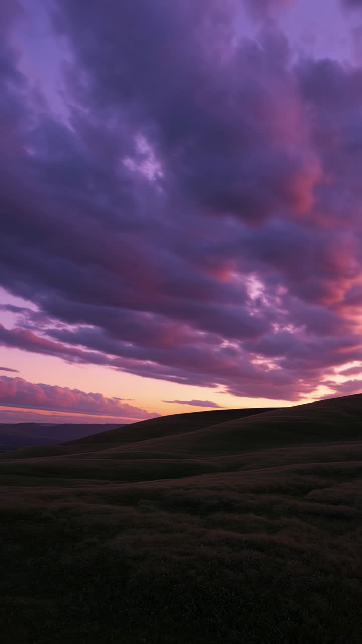 Il tramonto su Rolling Hills
