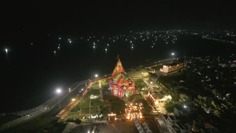 12 jyotirlingas in india, temples of lord shiva, indian temple architecture, somnath temple aerial view