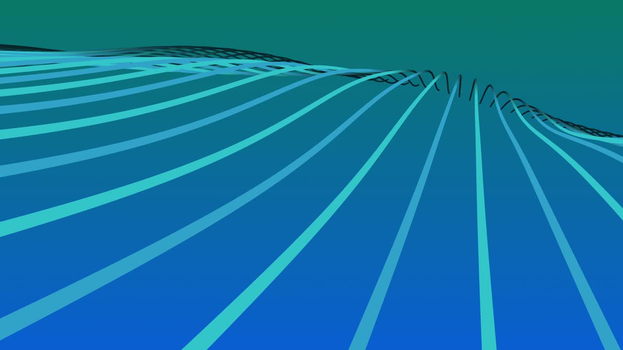 흐르는 동적 추상 웨이브 라인