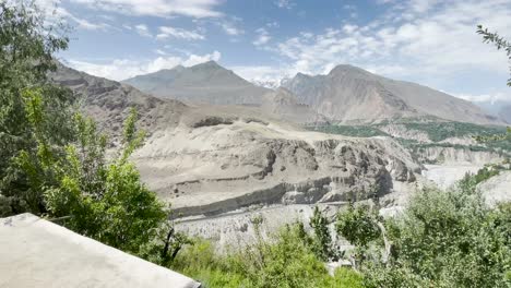 top of altit fort of hunza valley in gilgit baltistan, pakistan