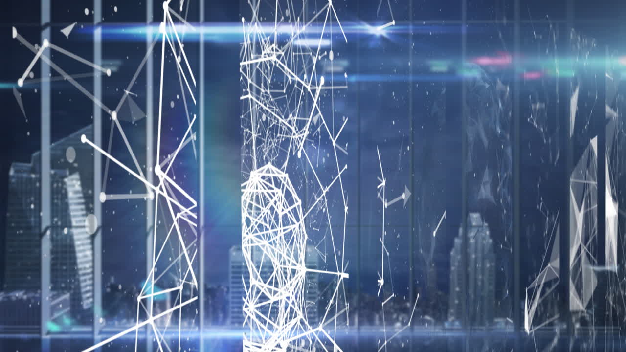 도시 풍경에 대한 연결 네트워크