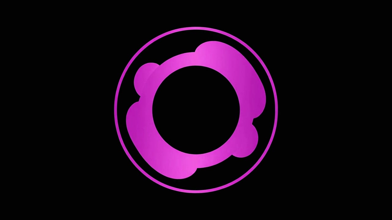 Abstract Purple Circular Motion Graphic Animation