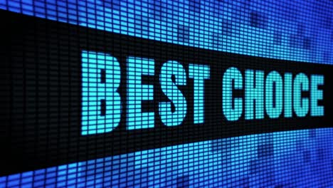 best choice on a led screen
