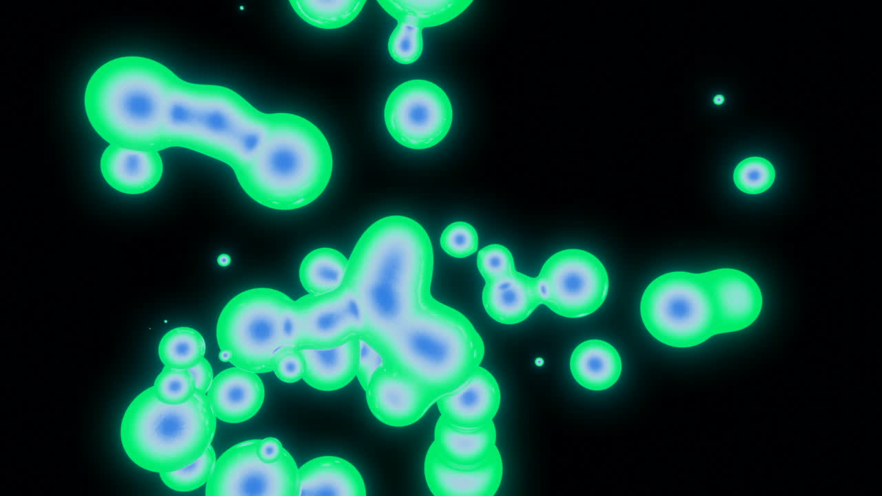 추상적인 반이는 액체 방울