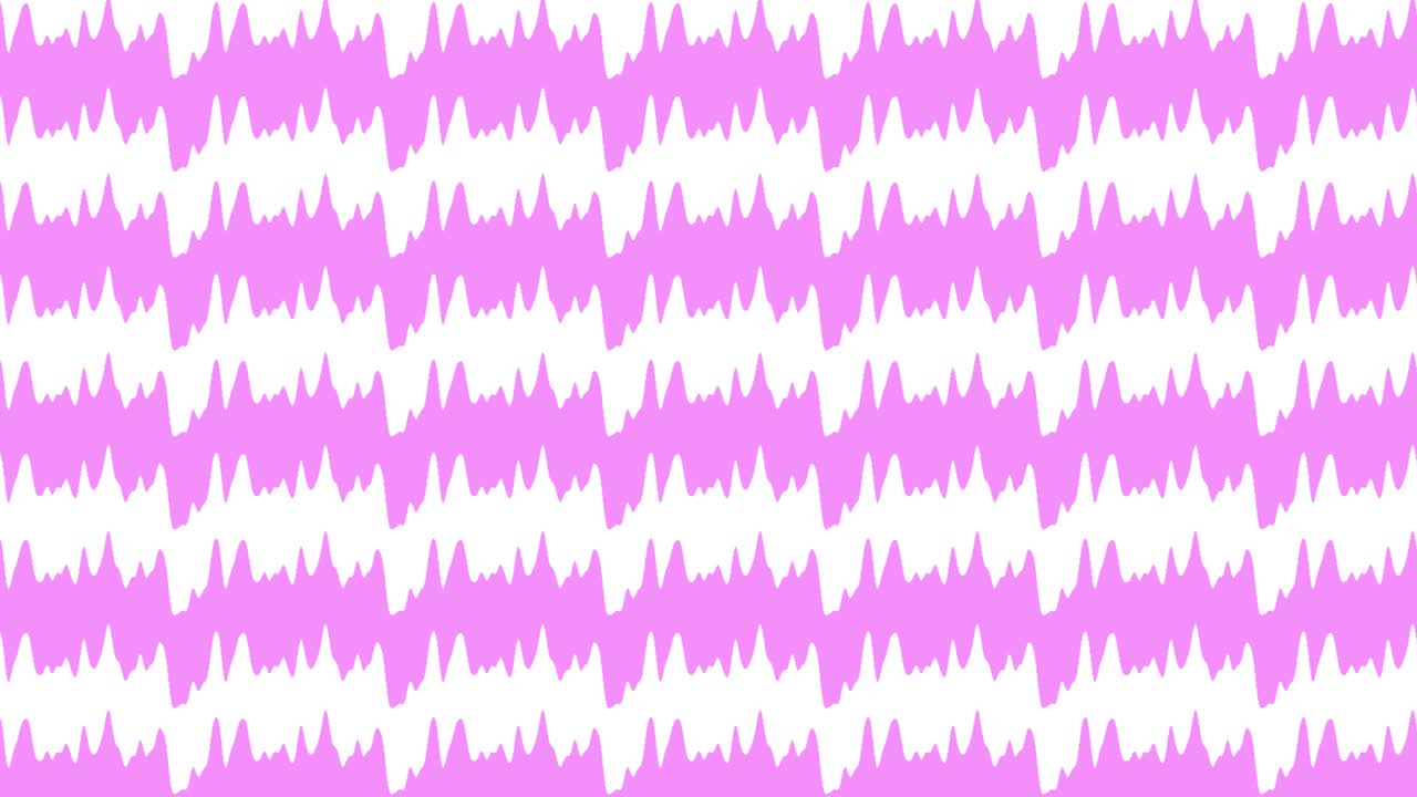 Animazione motion graphics di un loop di materiale con onde sottili