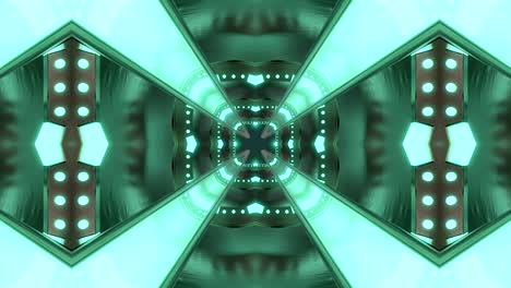 fondo decorativo abstractamente adornado con bucles. caleidoscopio o mandala en 3d.