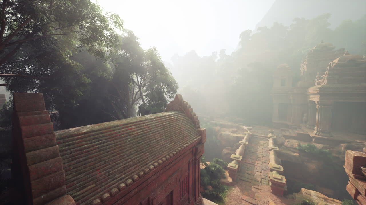 un templo perdido en la jungla