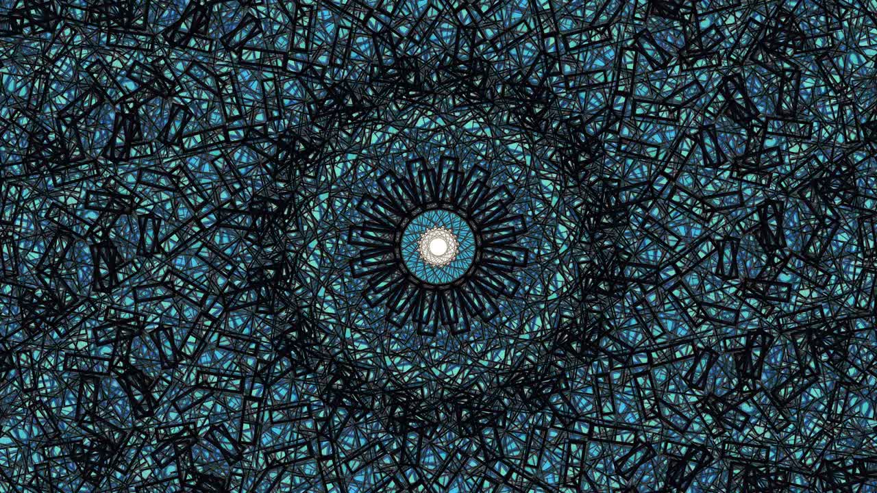 simetría del caleidoscopio - en bucle