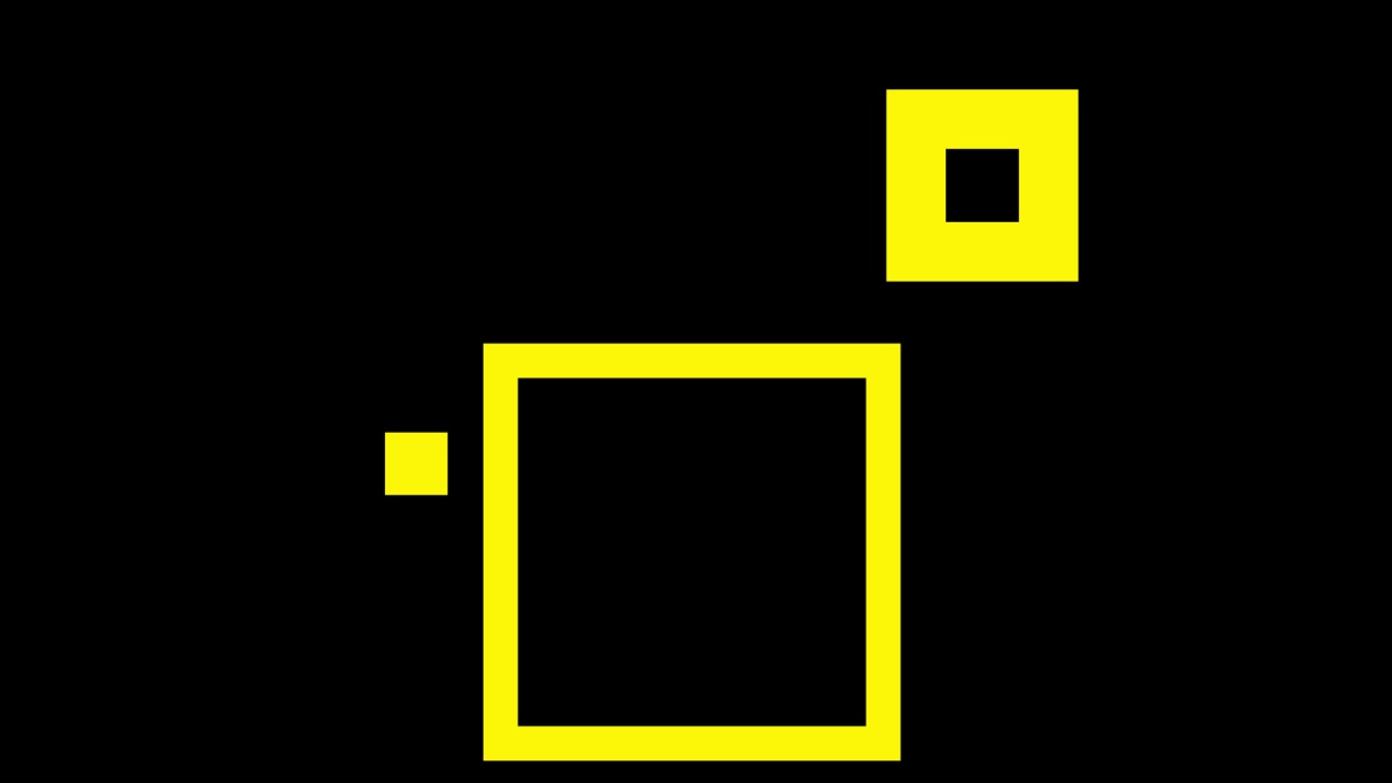 Shape animation square motion graphics